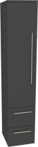 Mereo Bino, koupelnová skříňka vysoká 163 cm, levá, Multidecor, Šedý diamant CN697SEDD