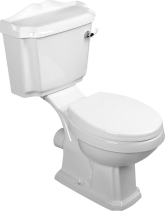 Aqualine ANTIK WC kombi, retro, spodní/zadní odpad, bílá AK107-01