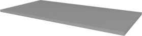Mereo Koupelnová deska na skříňku 61 cm, Multidecor, Šedý Supermat CN799D61SEDA