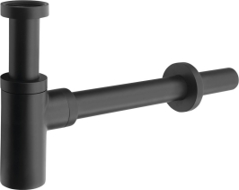 Sapho Umyvadlový sifon 5/4", odpad 32mm, kulatý, černá mat SI515