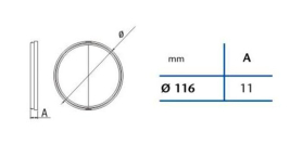 Cata Zpětná klapka 120mm 01920600