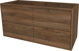 Mereo Opto, koupelnová skříňka 121 cm, Multidecor, Ořech Pacifik tabákový CN993SOPT2