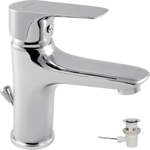 Novaservis Umyvadlová baterie s výpustí Titania Nice chrom 97001,0