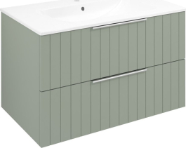 Sapho CIRASA umyvadlová skříňka 79, 8x52x46cm, verde strip CR801-4444S