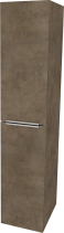 Mereo Mailo, koupelnová skříňka vysoká 170 cm, chrom madlo, Multidecor, Beton Chicago tm šedý CN594LPBCS2