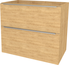 Mereo Mailo, koupelnová skříňka 81 cm, chrom madlo, Multidecor, Dub Arlington CN591SDARL