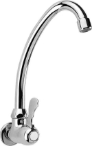 Aqualine Nástěnný kulový ventil 1/2", otočná hubice, chrom ZY1813