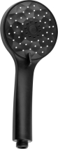 Sapho Ruční masážní sprcha, 4 režimy sprchování, silikon trysky, průměr 101mm, ABS/černá mat 1204-02B