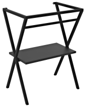 Sapho FERRO podstavec pod umyvadlo 565x720x390mm, černá SKA560-1