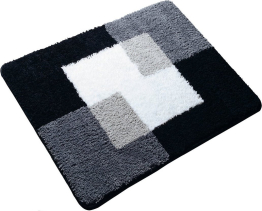 Ridder COINS předložka 55x50cm s protiskluzem, polyester, šedá 7103807