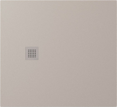 Polysan TRENECA vanička z litého mramoru s možností úpravy rozměru, 110x100cm, béžová mat 84312.81
