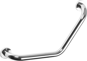Sapho X-ROUND E madlo lomené 45°, 405mm, chrom XR502
