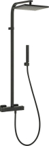 Sapho DIMY sprchový sloup s termostatickou baterií, černá mat DM322BL