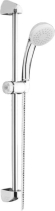 Mereo Sprchová souprava, jednopolohová sprcha, sprchová hadice, nastavitelný držák, plast/chrom CB900Y