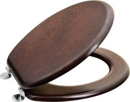 Aqualine AQUALINE WC sedátko, ořech 1705-11