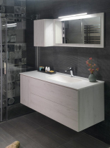 Sapho Koupelnový set TREOS 145, dub Polar KSET-017