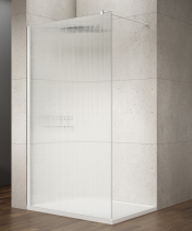 Gelco VARIO WHITE jednodílná sprchová zástěna k instalaci ke stěně, sklo nordic, 900 mm GX1590-07