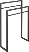 Sapho SKA stojan na ručníky 550x790x200mm, černá mat SKA301
