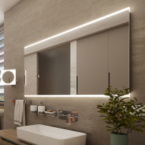 Nimco OBDELNÍKOVÁ - OSTRÉ ROHY LED zrcadlo 1000x700 s dotykovým senzorem ZP 12004V
