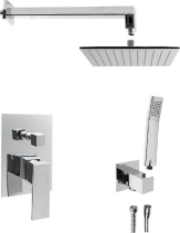 Sapho LATUS podomítkový sprchový set s pákovou baterií, 2 výstupy, chrom 1102-42-01