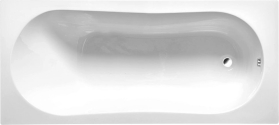 Aqualine JIZERA vana 140x70x39cm, bez nožiček, bílá G1470