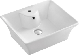 Aqualine Keramické umyvadlo na desku, 49, 5x41, 5 cm, bílá 49411