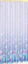 Aqualine Sprchový závěs 180x180cm, polyester, světle fialová 1096