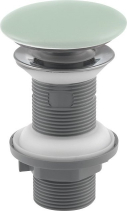Isvea Umyvadlová výpust 5/4“, click-clack, keramická zátka, 20-70mm, zelená mint 38TP0168I