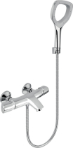 Novaservis Vanová baterie termostatická s přísl.  Metalia ECO+ chrom 57921,0E