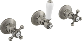 Sapho ANTEA podomítková sprchová baterie, 2 výstupy, nikl SET305-108