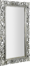 Sapho SCULE zrcadlo ve vyřezávaném rámu 80x150cm, stříbrná IN334