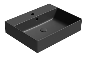 GSI KUBE X keramické umyvadlo 60x47cm, černá mat 9431126