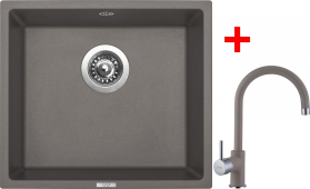 Granitový dřez Sinks FRAME 457 Truffle + Vitalia GR G7954