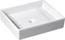 Isvea PURITY keramické umyvadlo na desku, 50x42cm, bílá 10PL66050