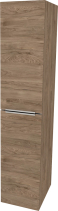 Mereo Mailo, koupelnová skříňka vysoká 170 cm, chrom madlo, Multidecor, Dark Rockford Hic CN594LPDRH1
