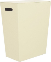 KOH-I-NOOR ECO PELLE koš na prádlo 43x48x26cm, krémová 2462CR