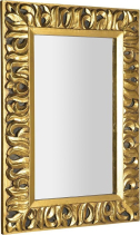 Sapho ZEEGRAS zrcadlo ve vyřezávaném rámu 70x100cm, zlatá IN448