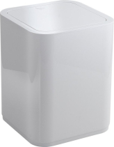 Gedy SEVENTY odpadkový koš výklopný, 8l, plast ABS, bílá 630922