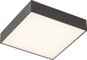 Sapho RISA stropní LED svítidlo 30W, 300x300mm, 230V, IP21, černá LS030C