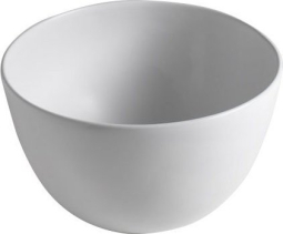 Sapho DOME keramické umyvadlo na desku vysoké, Ø 45, 5cm, bílá WH030