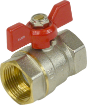 Klum Kohout kulový kovaný s motýlem, voda, FxF, 1/2" CR42CA