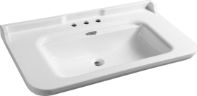 Kerasan WALDORF keramické umyvadlo 120x55cm, 3 otvory, bílá 4144K1-3