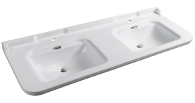 Kerasan WALDORF keramické dvojumyvadlo 150x55cm, bílá 4143K1