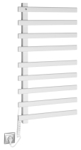 Sapho ELCOR elektrický sušák ručníků 480x920x50 mm, 128 W, bílá mat EB450