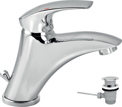 Novaservis Umyvadlová baterie s výpustí Metalia 57 chrom 57002,0