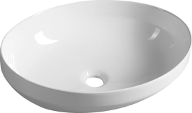 Aqualine Keramické umyvadlo na desku 50, 5x37 cm, bílá 50361