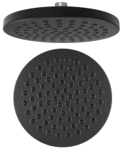 Aqualine Hlavová sprcha, průměr 200mm, ABS/černá mat SC120