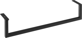 Sapho HANG držák ručníků pod umyvadlo 460x98mm, černá mat HG460
