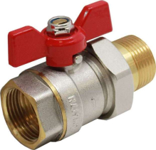 Klum Kohout kulový kovaný, se šroubením, voda, 1/2" CR176