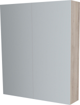 Mereo Koupelnová skříňka zrcadlová 80 cm, galerka, 2 x dvířka, Multidecor, Dub Kronberg světlý CN798G82DKRS
